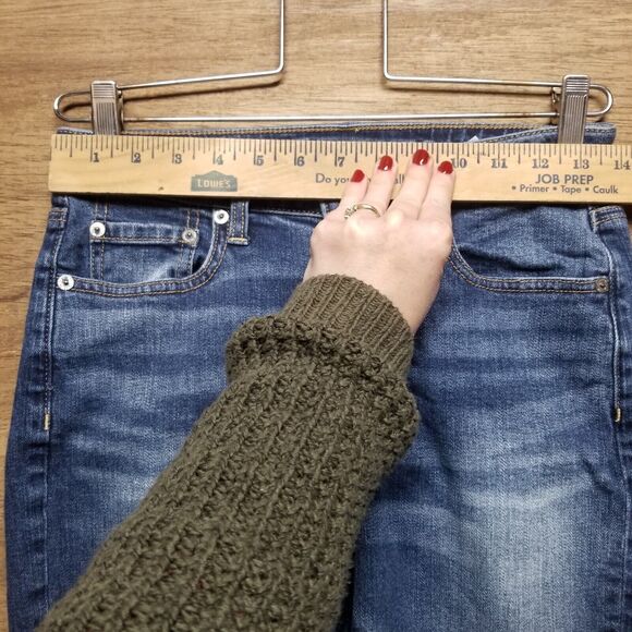 American Eagle Jeans Womans Size 4 Blue Vintage Hi-Rise 5 Button Fly - Picture 7 of 9